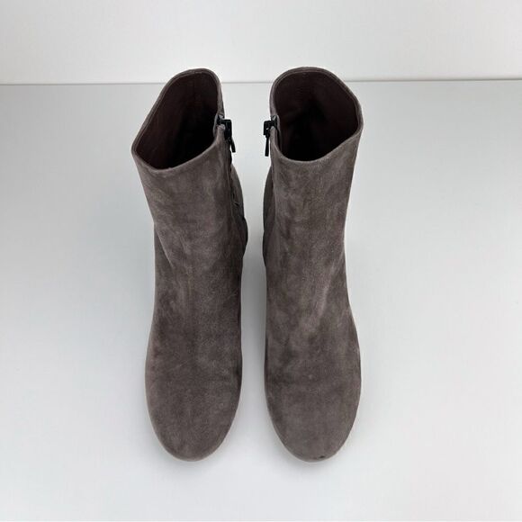 VINCE. Ridley Suede Grey Boots Booties 8.5 - Picture 7 of 15